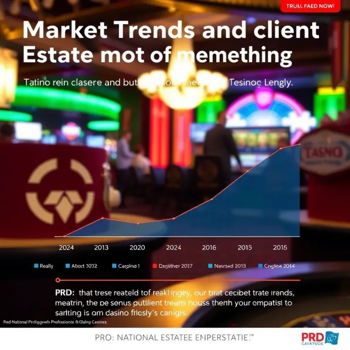 Graph illustrating local real estate market trends and client engagement strategies in Casino