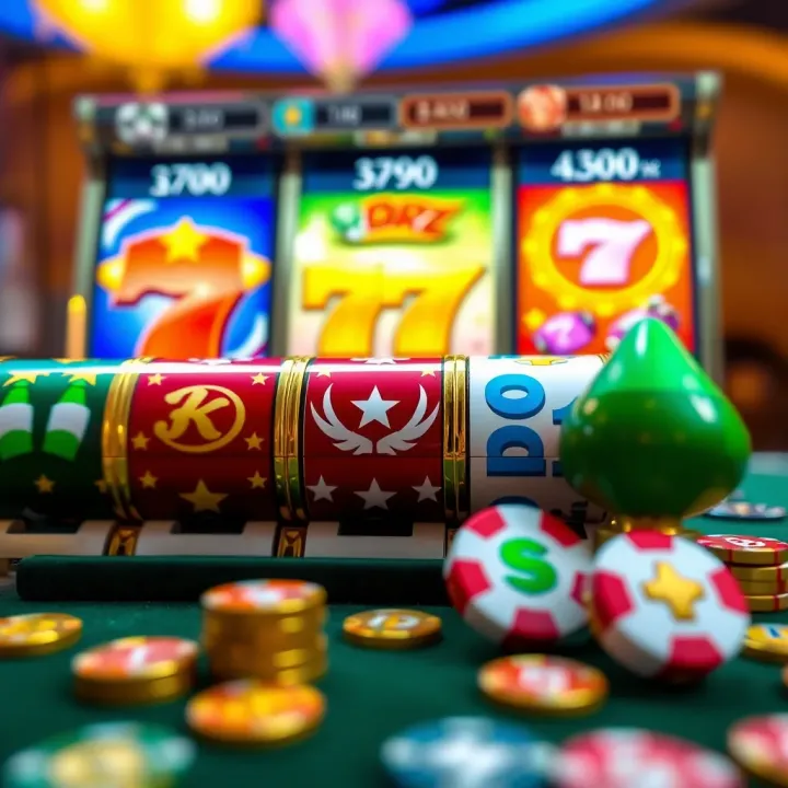 Colorful icons representing different types of casino bonuses including free spins and cashback