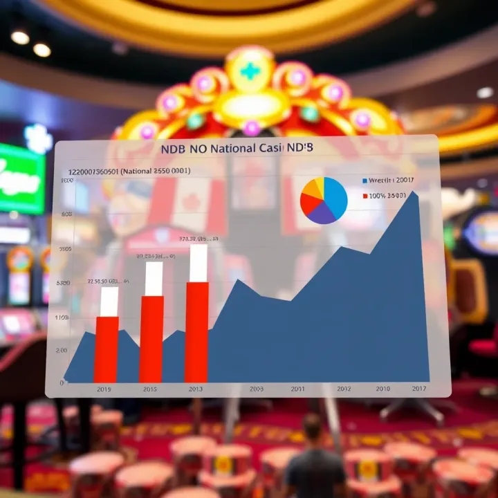 Economic Influence of National Casino NDB on the Gambling Industry Graph showing economic impact of National Casino NDB with charts illustrating revenue and industry growth