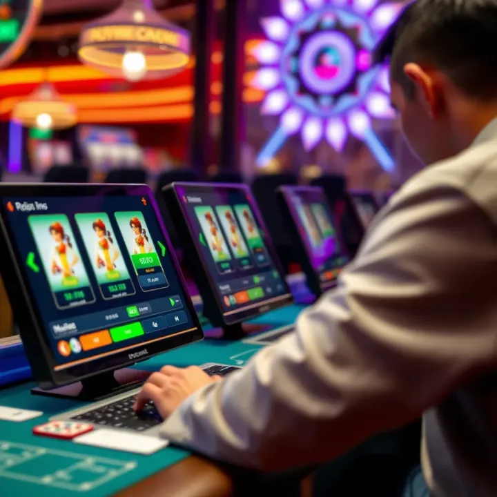 Secure online platform interface emphasizing user safety and responsible gambling