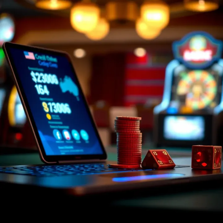 Secure online payment methods available for Australian casino players including credit cards and digital wallets