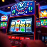 Illustration of a digital slot machine with bonus symbols highlighting a no deposit bonus concept