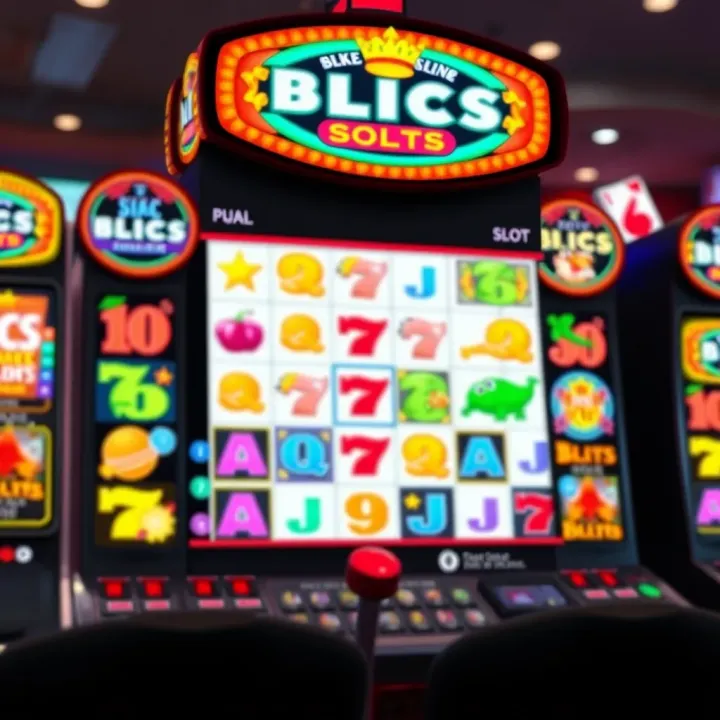 Visual Representation of Online Slot Machines Colorful online slot machine interface with various themed symbols